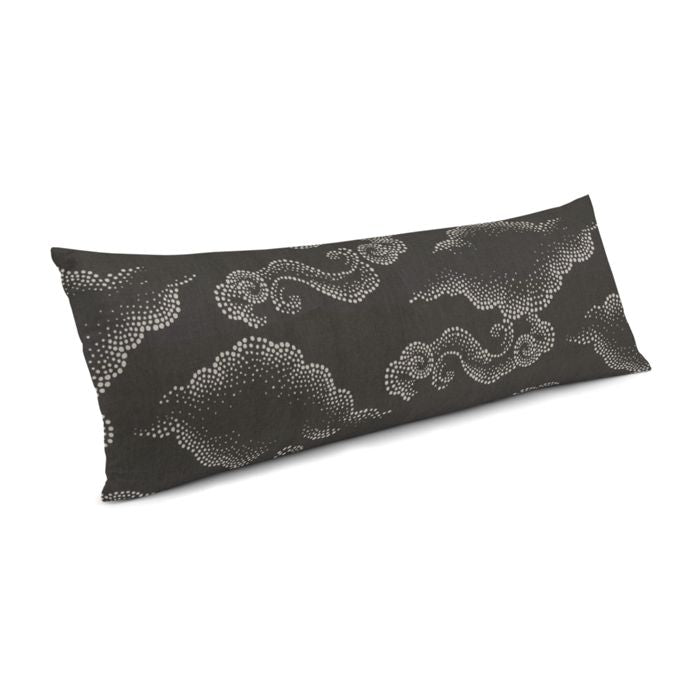 Large Lumbar Pillow in Cloudburst - Graphite