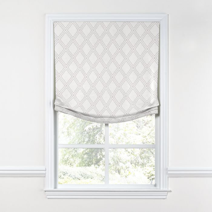 Relaxed Roman Shade in Diamonds Are Forever - Ash