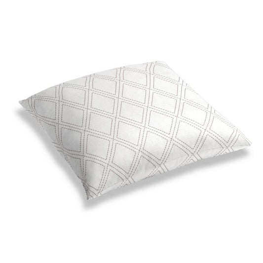 Simple Floor Pillow in Diamonds Are Forever - Ash