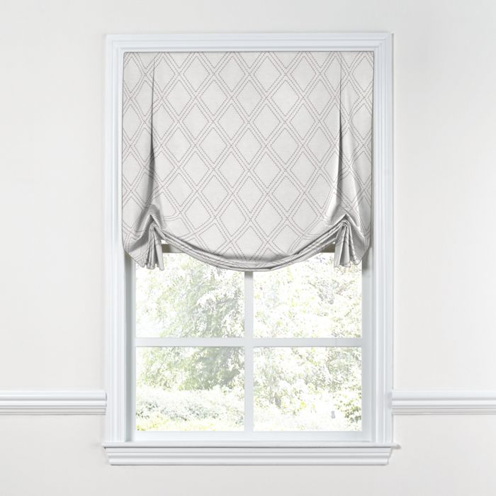 Tulip Roman Shade in Diamonds Are Forever - Ash