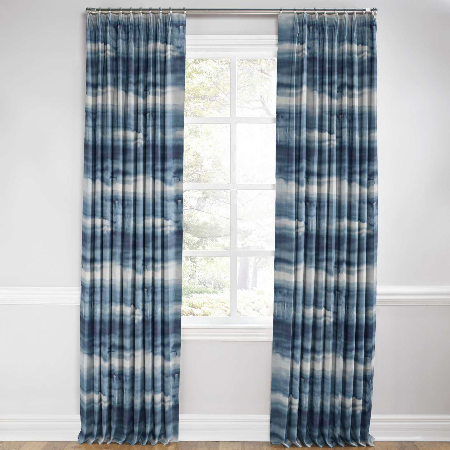 Euro Pleat Drapery in Up In The Sky - Blue