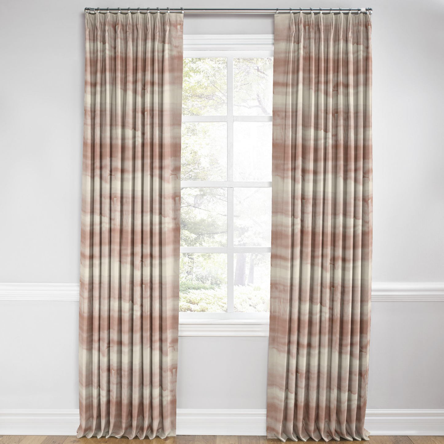 Euro Pleat Drapery in Up In The Sky - Blush