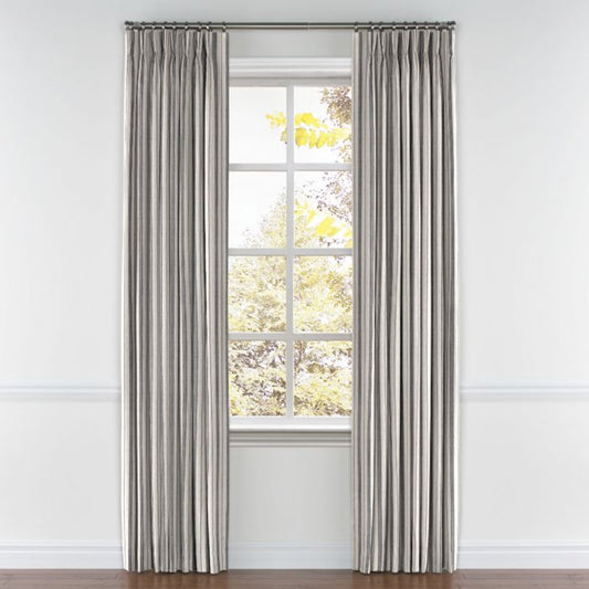 Pinch Pleat Drapery in Farm To Table - Ash