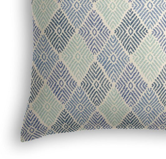 Throw Pillow in Globetrotter - Blueberry