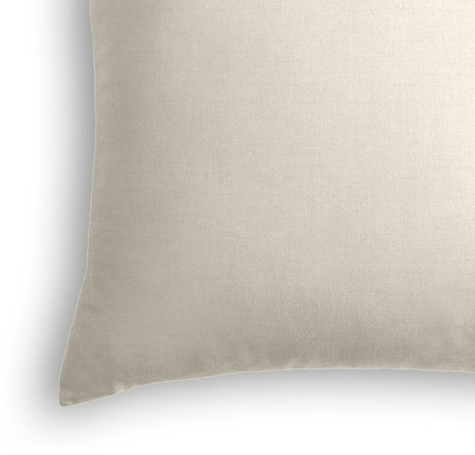 Throw Pillow in Lush Linen - Antique White