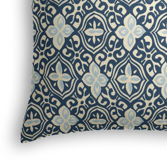 Throw Pillow in Less Is Moorish - Blueberry