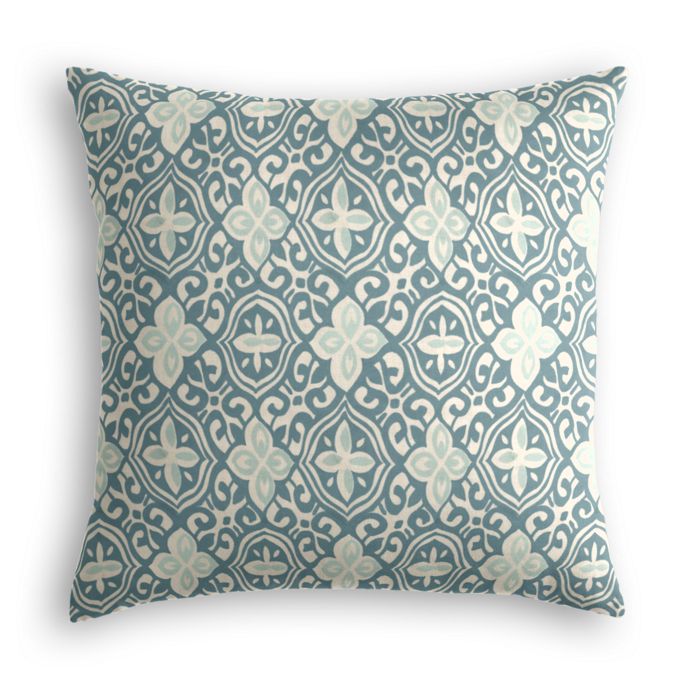Throw Pillow in Less Is Moorish - Harbor