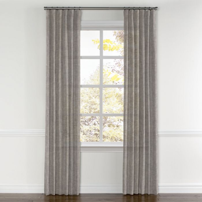 Convertible Drapery in Linen Sheer - Cinder