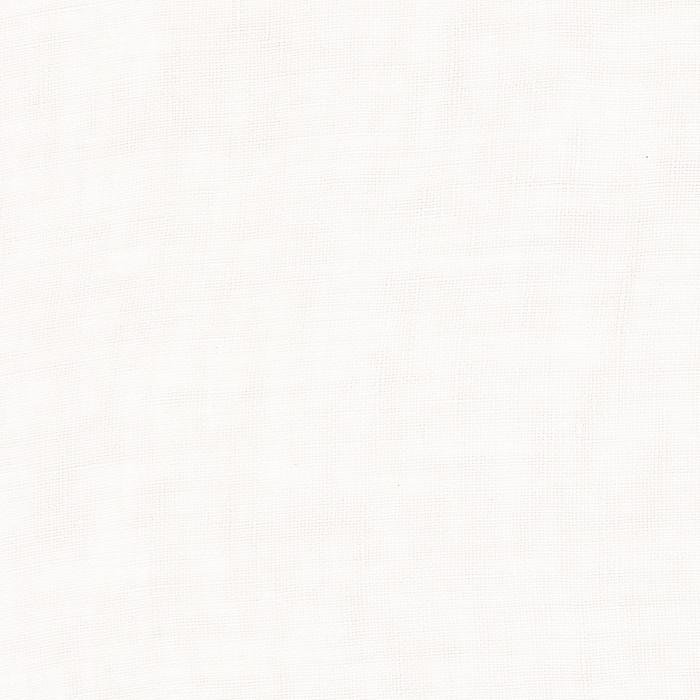 Fabric Swatch: Linen Sheer - White