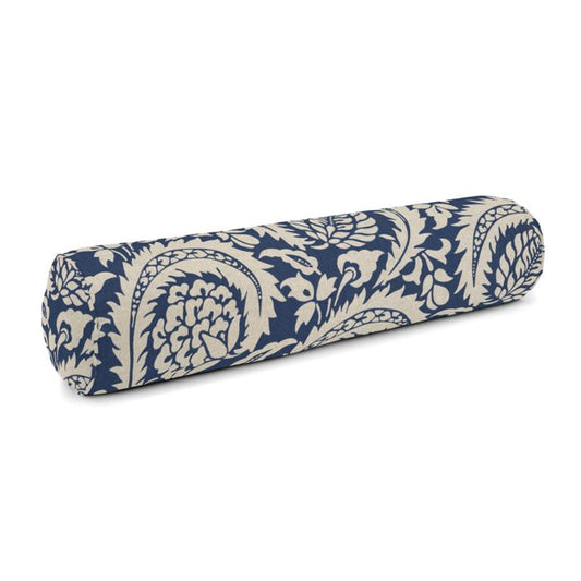 Bolster Pillow in Lisbon - Indigo