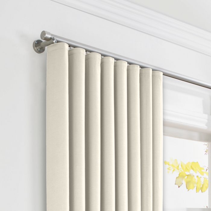 Ripplefold Drapery in Lush Linen - Antique White