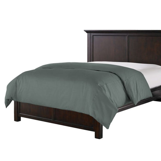 Duvet Cover in Lush Linen - Charcoal