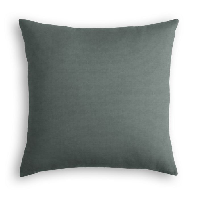 Euro Sham in Lush Linen - Charcoal