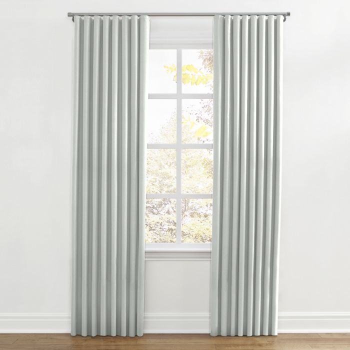 Ripplefold Drapery in Lush Linen - Fog