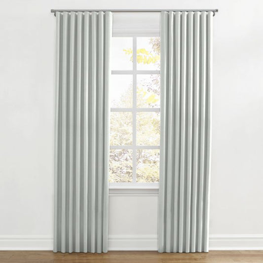 Ripplefold Drapery in Lush Linen - Fog