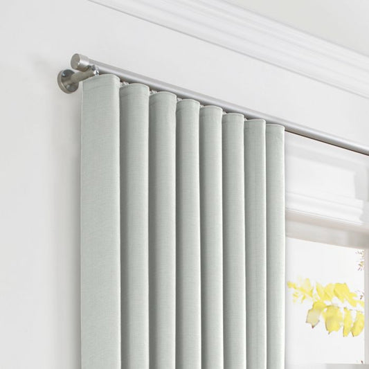 Ripplefold Drapery in Lush Linen - Fog