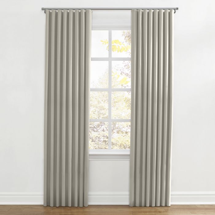 Ripplefold Drapery in Lush Linen - Natural