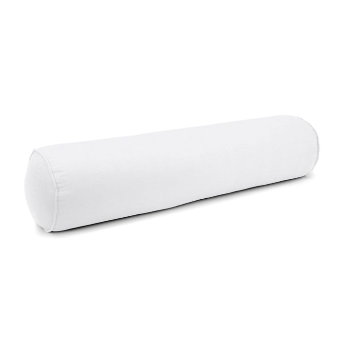 Bolster Pillow in Lush Linen - Optic White
