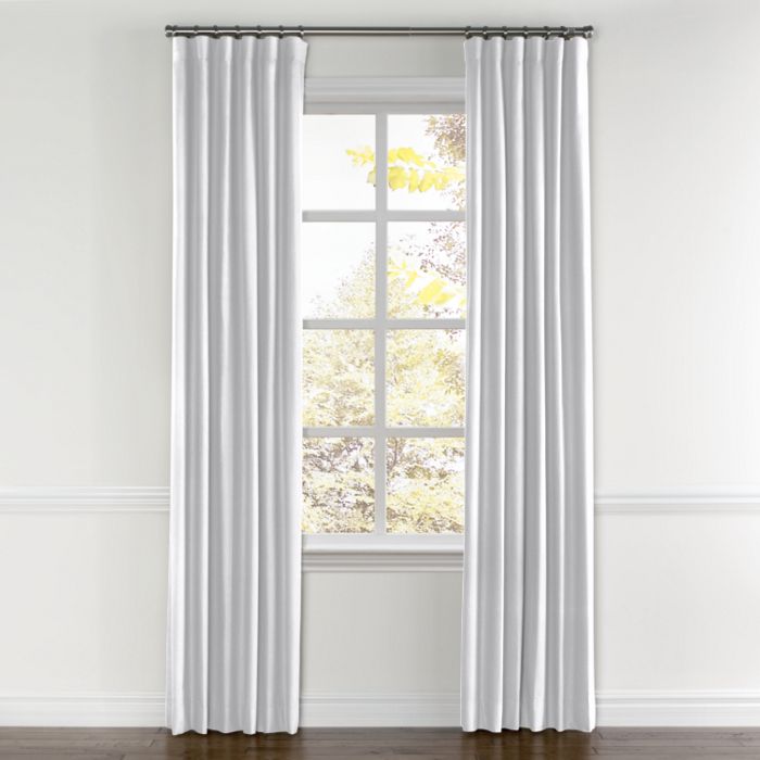 Convertible Drapery in Lush Linen - Optic White