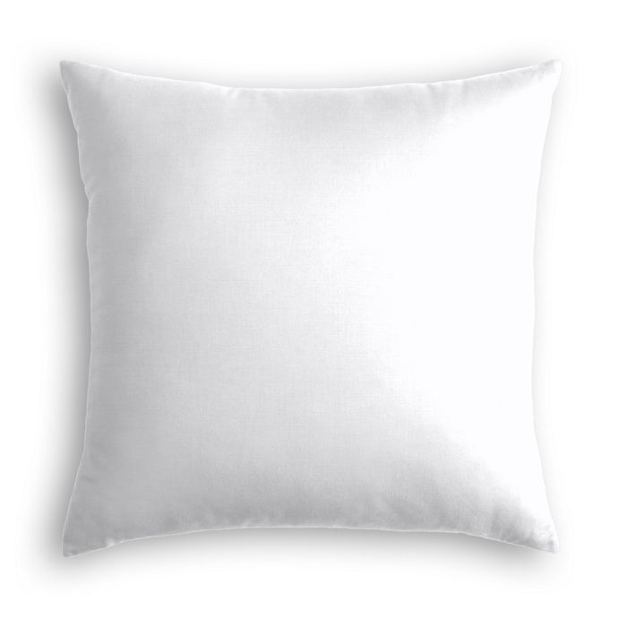 Euro Sham in Lush Linen - Optic White