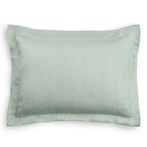 Seafoam green shop pillow shams