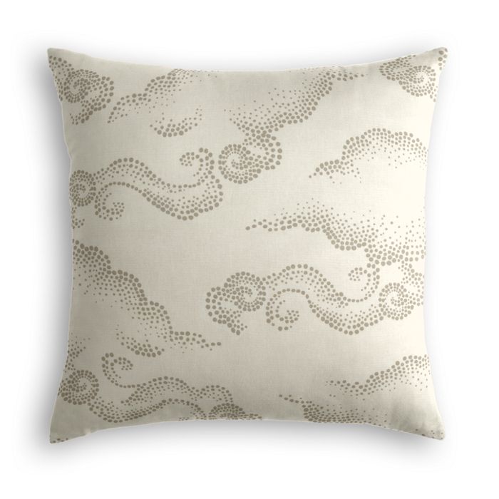 Throw Pillow in Cloudburst - Pearl