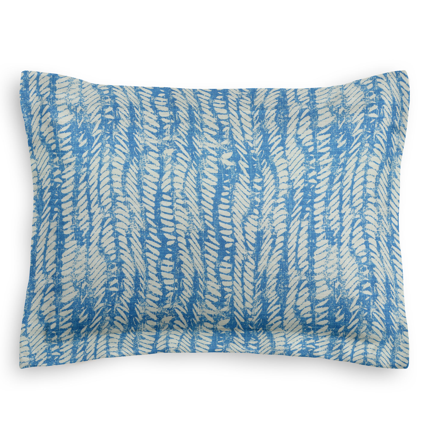 Pillow Sham in Rope Walk - Persian Blue