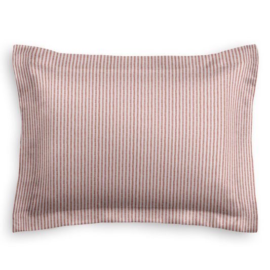 Pillow Sham in Baldwin - Scarlet
