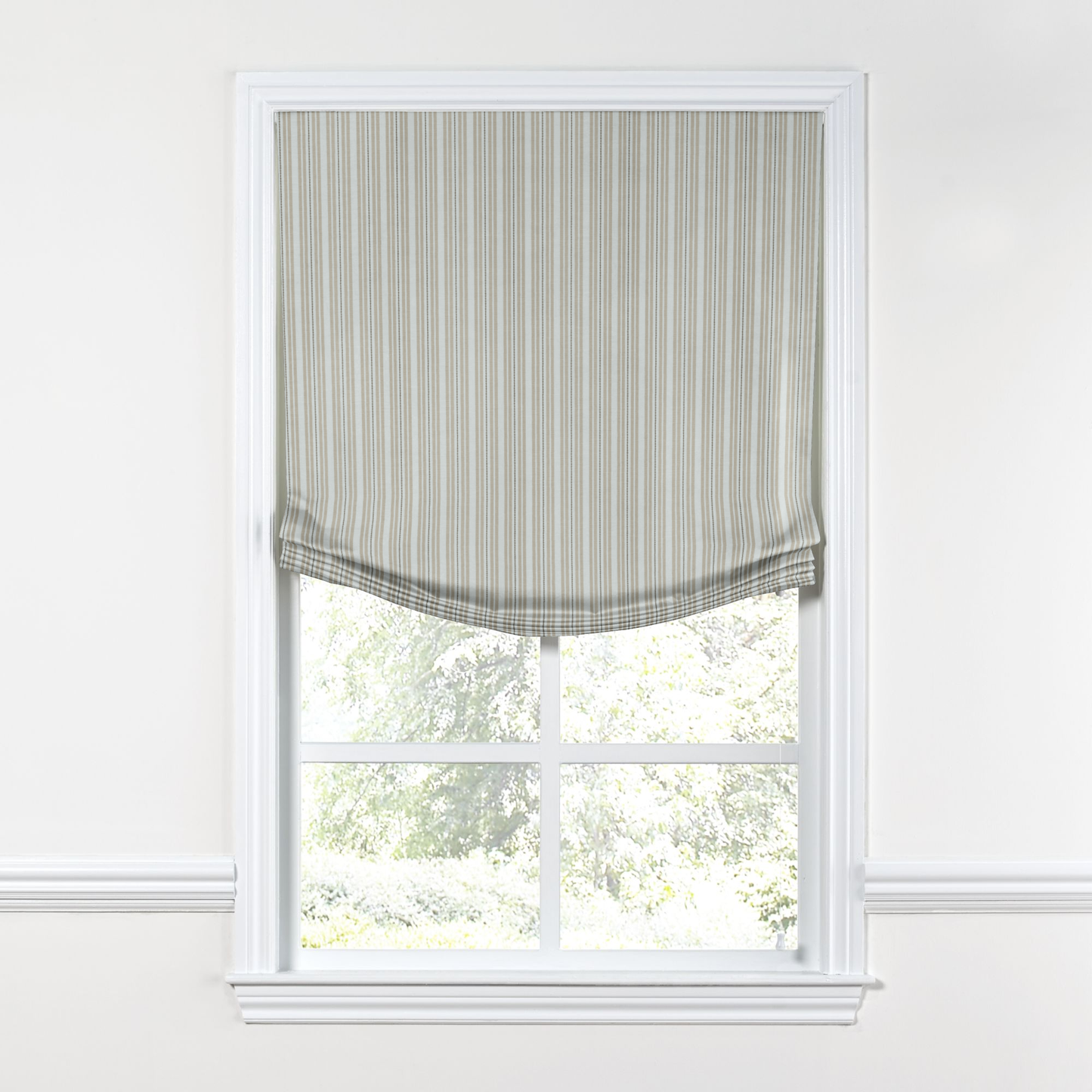 Relaxed Roman Shade in Murali - Linen