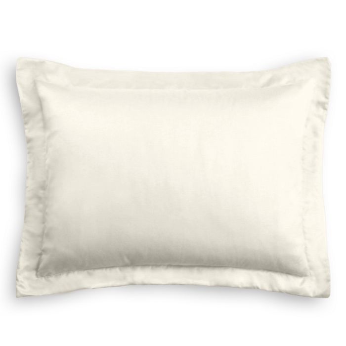 Pillow Sham in Serene Sateen - Cream