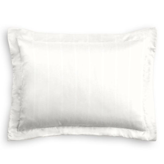 Pillow Sham in Serene Sateen - White