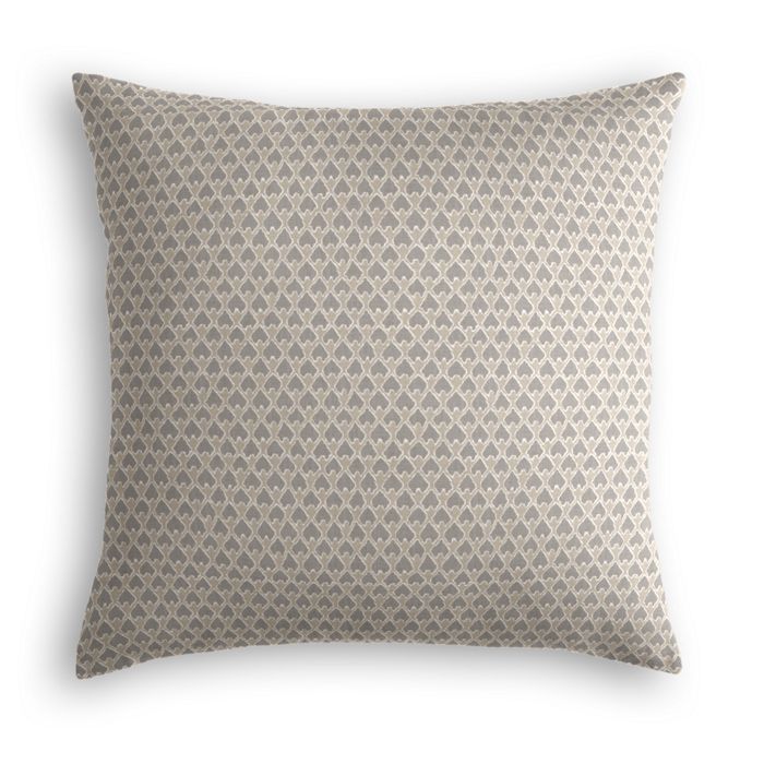 Euro Sham in Shape Up - Silver