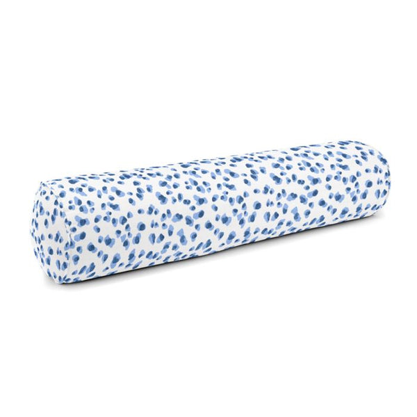 Small Polka Dot Round Bolster Pillow