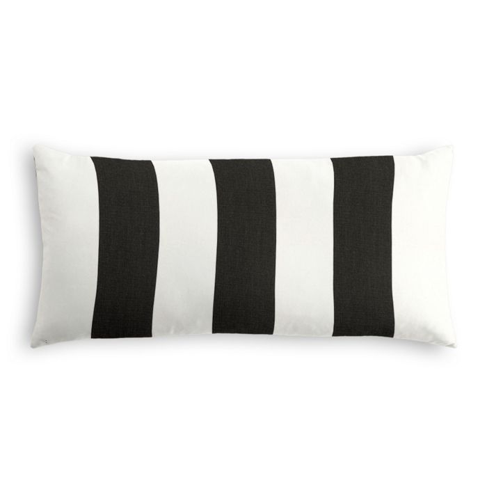 Outdoor Lumbar Pillow in Sunbrella® Cabana - Classic
