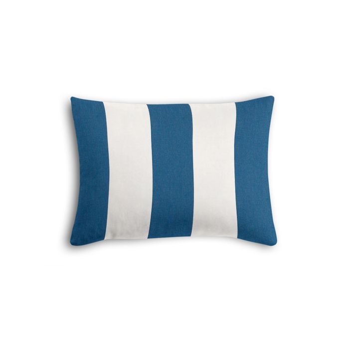 Boudoir Pillow in Sunbrella® Cabana - Regatta