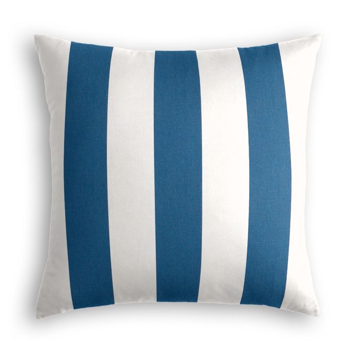Outdoor Pillow in Sunbrella® Cabana - Regatta