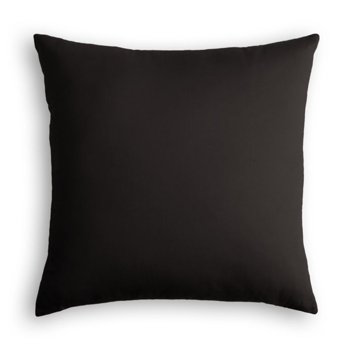 Outdoor Pillow in Sunbrella® Canvas - Black
