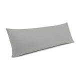 Large Lumbar Pillow in Sunbrella® Canvas - Granite