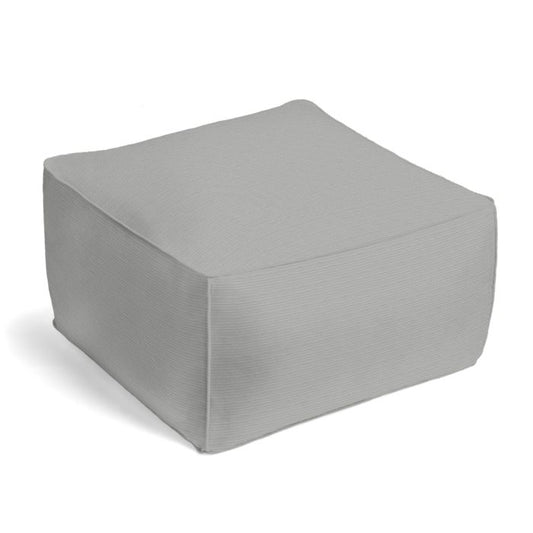 Outdoor Pouf in Sunbrella® Canvas - Granite