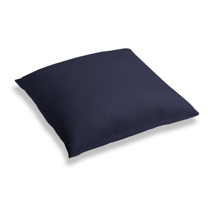 Simple Outdoor Floor Pillow in Sunbrella® Canvas Navy