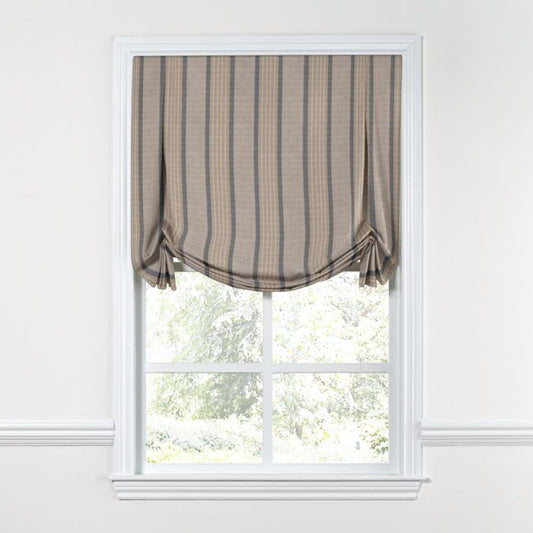 Tulip Roman Shade in Sunbrella® Cove - Pebble
