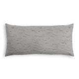 Outdoor Lumbar Pillow in Sunbrella® Frequency - Ash