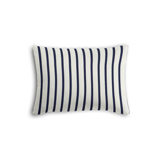 Boudoir Pillow in Sunbrella® Lido - Indigo