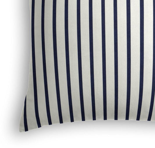 Outdoor Pillow in Sunbrella® Lido - Indigo