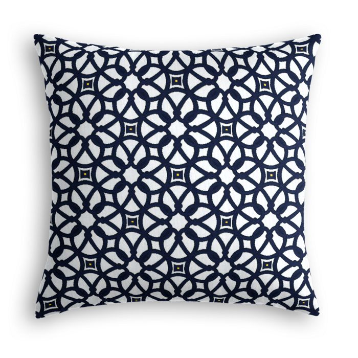 Outdoor Pillow in Sunbrella® Luxe Indigo
