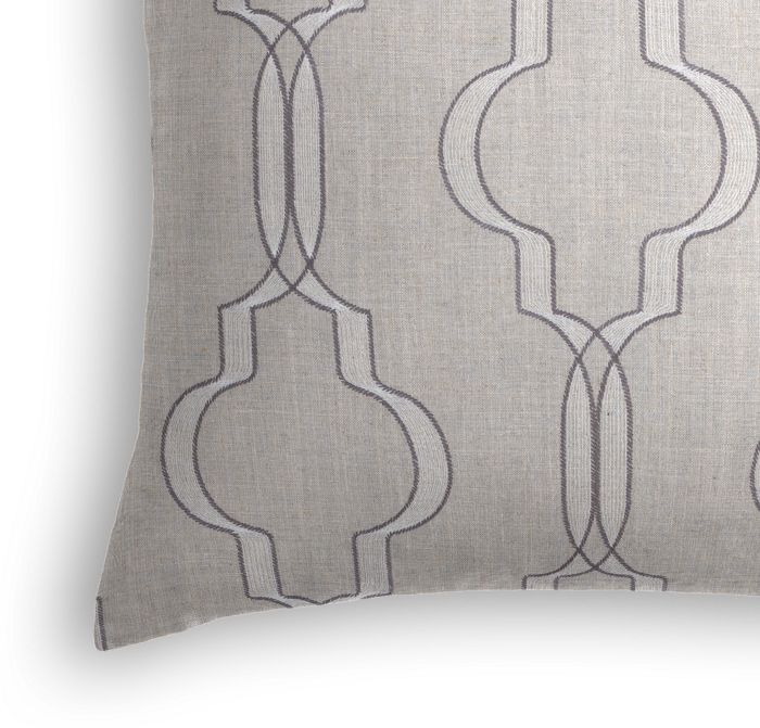 Throw Pillow in Take A Fancy - Pewter