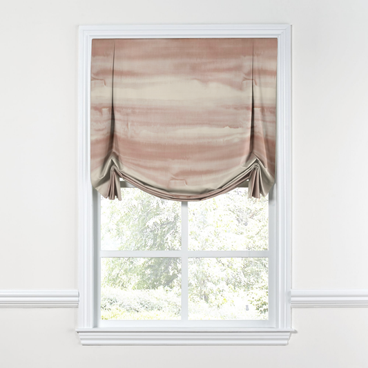 Tulip Roman Shade in Up In The Sky - Blush