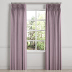 Pinch Pleat Drapery in Slubby Linen - Plum