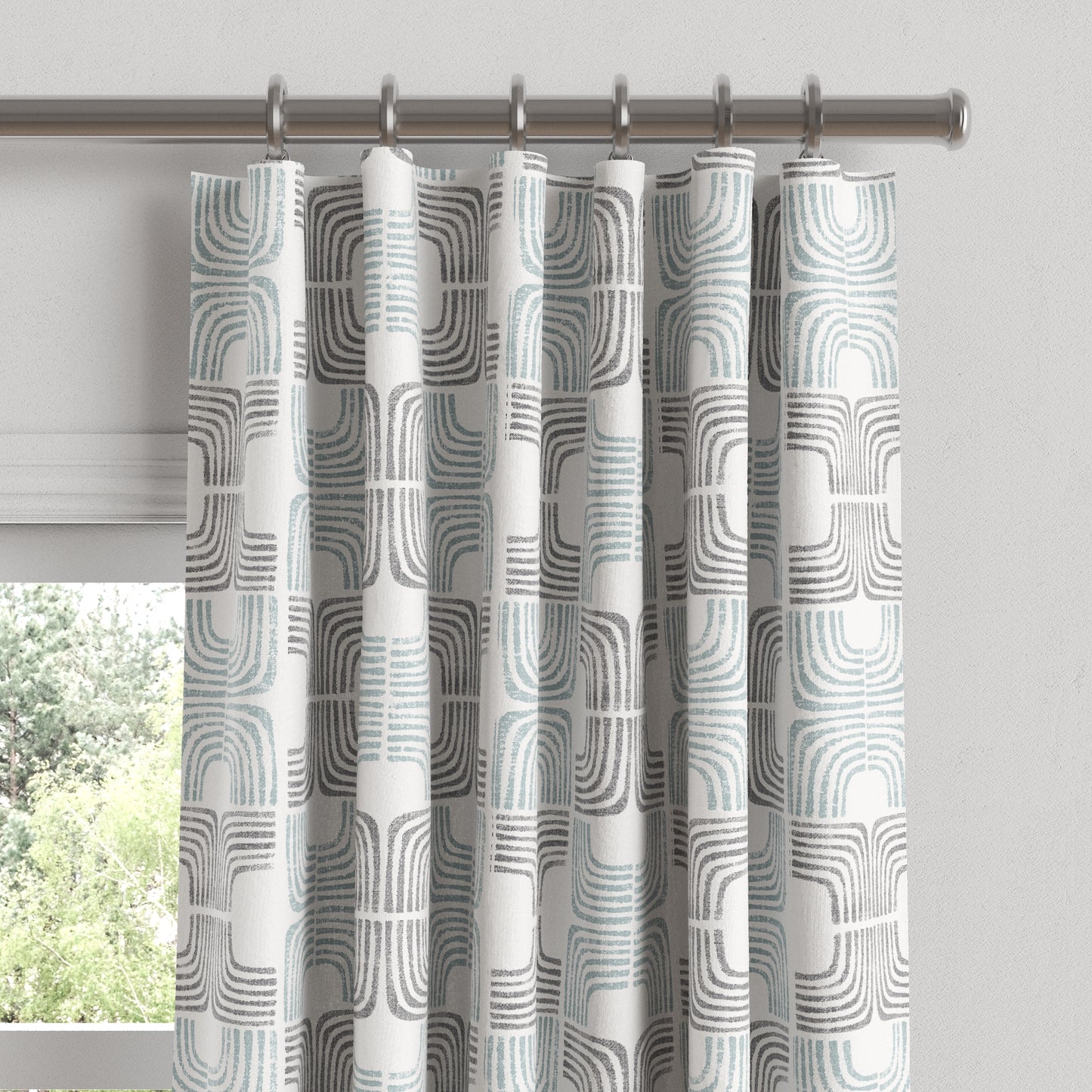 Convertible Drapery in Groovy - Mint