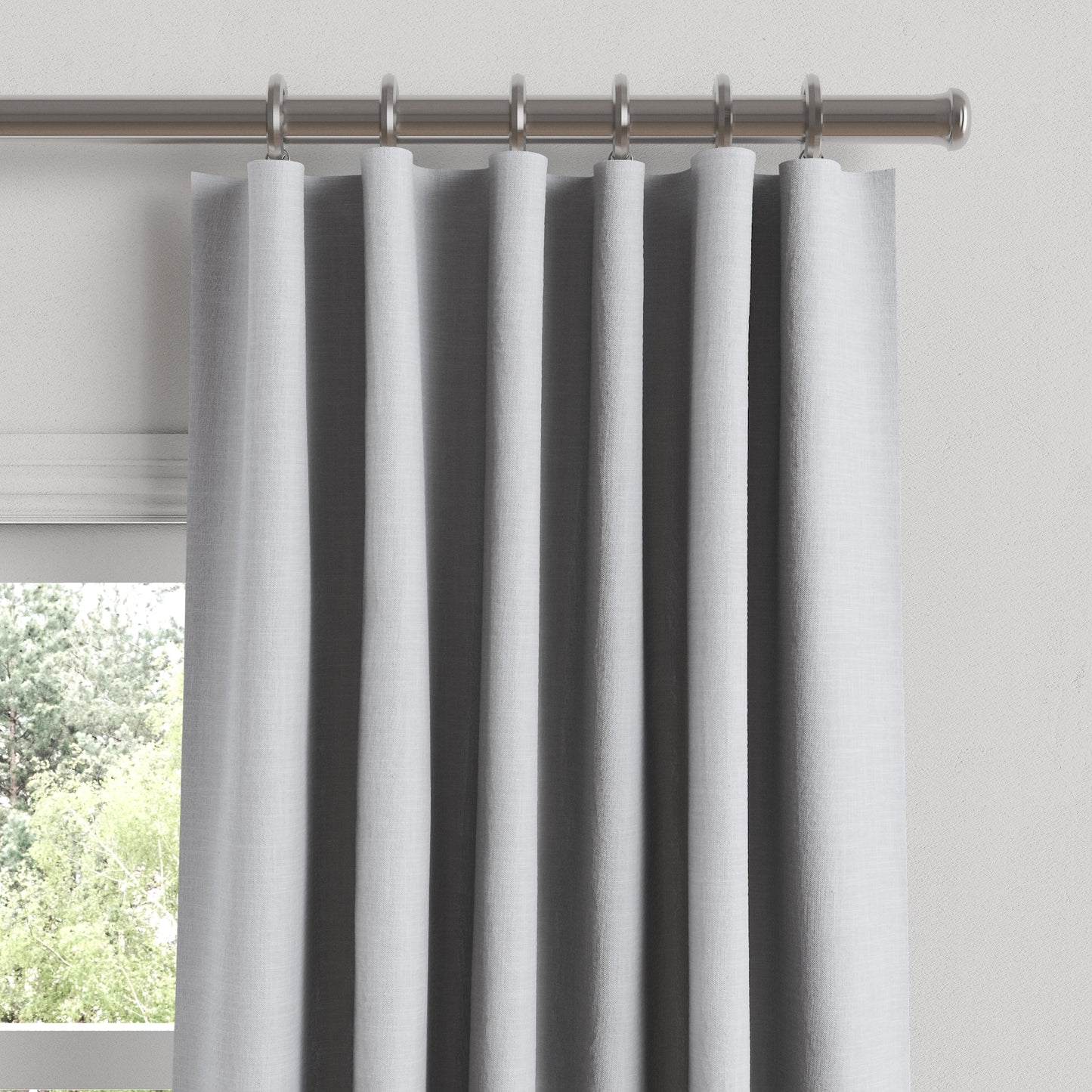 Convertible Drapery in Classic Linen - Bermuda